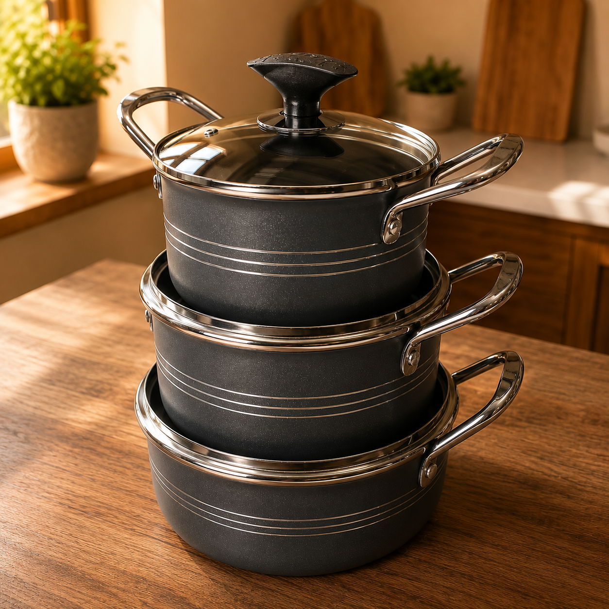 CLASSIC – 15 Pieces – Non-Stick Set