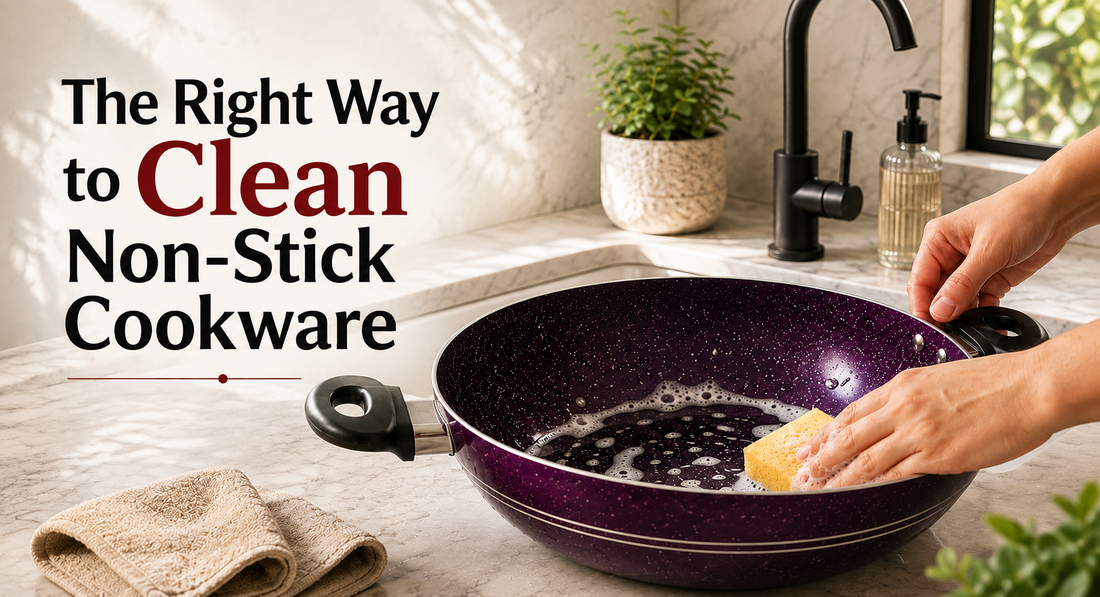 The Right Way to Clean Non-Stick Cookware Without Damaging the Coating