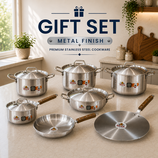 GIFT – 15 Pieces Metal Finish Set
