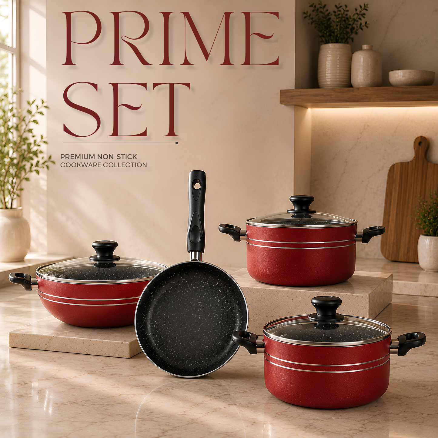PRIME – 13 Pieces Non-Stick Set